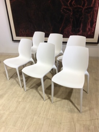 完売致しました！ありがとうございました。イタリア製 Bontempi casa◇HIDRAヒドラ スタッキングチェア　6脚セット