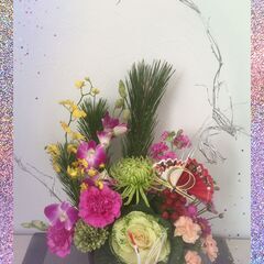 お正月アレンジメント1dayレッスン♪（生花編）