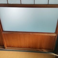 ★値下げしました★古民家　障子　2枚セット　額入り障子　ガラス組...