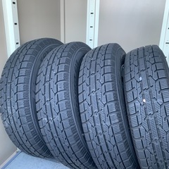 最終【美品】145/80R13スタッドレスタイヤ　ホイール付き　17日まで掲載の画像