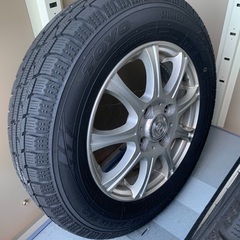 最終【美品】145/80R13スタッドレスタイヤ　ホイール付き　17日まで掲載の画像