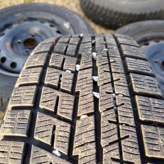 スタッドレスタイヤ+ホイールセット　YOKOHAMA iceGUARD 6 iG60　165/70/R14の画像
