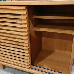 大川家具｜隈木工所｜アザース｜アルダー材｜サイドボード｜キャビネット｜80の画像