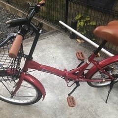 【お取引き中】　折りたたみ式自転車　