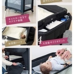 【3/27まで！】ネビオ finebaby プレイヤード ベビー 折りたたみ ベビーサークル プレイサークル デラックスタイプの画像