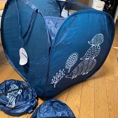 マルチバスケット 3個セット　ハリネズミ柄の画像