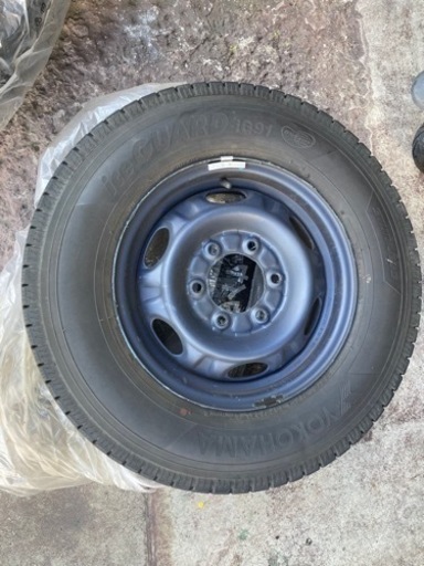 195/80R15　107/105L LT★9分山　ヨコハマ　iceGURAD iG91　2017年製　4本価格　スタッドレス