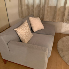 （取引中の為現在お問い合わせ停止中）インポートソファー⭐︎2人用としても使えますの画像
