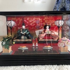 雛人形　ガラスケース