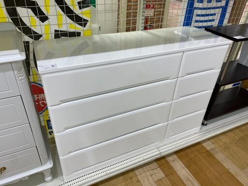 4段ワイドチェスト　4×2　ホワイト【トレファク岸和田店】