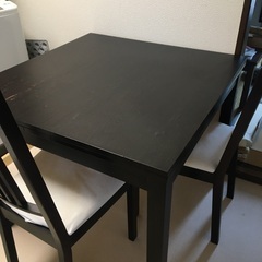IKEA ダイニングテーブル　椅子セット　イケア　BJURSTA　