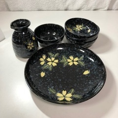 和風　玉吹　陶器　美濃焼 水峰窯　天ぷら　とっくり　