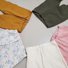 UNIQLO　100cmレギンス(5枚分)の画像