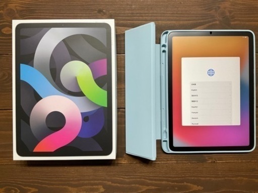 ❗️最終値下げ❗️【実質未使用】iPadAir4 64GB（Wi-Fiモデル） カバー&フィルム付【アカウント未登録】
