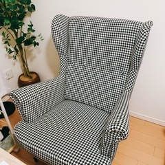 IKEA ストランドモン 千鳥格子柄 STRANDMON イケア...