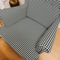 IKEA ストランドモン 千鳥格子柄 STRANDMON イケア 椅子 イスの画像