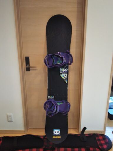 スノーボード　セット　ＲＩＤＥ　ＳＯＣＩＥＴＹ　ＵＬ　１５４　ＦＬＵＸ