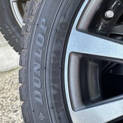 スタッドレスアルミセット　ダンロップ WINTER MAXX WM02  155/65R14 2018年の画像
