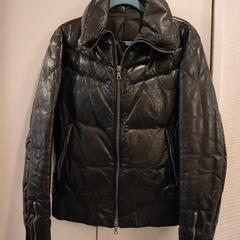 
BACKLUSH バックラッシュレザーダウンジャケット