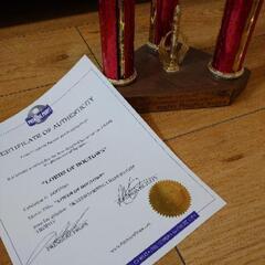 ロードオブドッグタウン loadsofdogtown トロフィー 映画使用物 証明書付きの画像