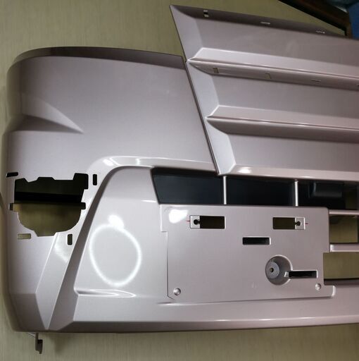 中古美品★ダイハツ純正品 ハイゼットトラック EBD-S510P フロントバンパー ライトローズ 2019年製