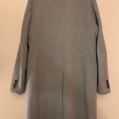 チェスターコート ロングコート グレー グローバルワークの画像