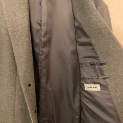 チェスターコート ロングコート グレー グローバルワークの画像