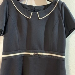 15号ネイビースーツ　ワンピース　ジャケット付きの画像