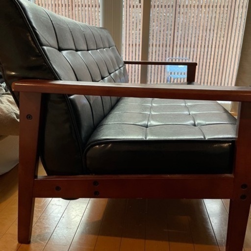 カリモクの2人掛けソファ