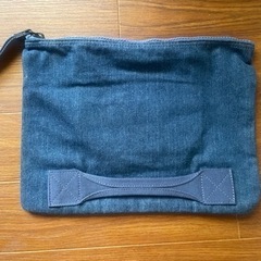 未使用品 オニツカタイガー クラッチバック デニムの画像