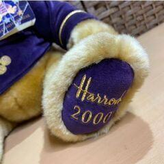ハロッズベア 2000年 ぬいぐるみ メルリン 全長約31cm Harrods 紙タグ付き クリスマスベア ☆ PayPay(ペイペイ)決済可能 ☆ 札幌市 白石区 東札幌 アウトレットモノハウス白石店の画像