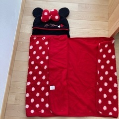 ミニー　ブランケット　ひざかけ　クッション　ディズニーの画像