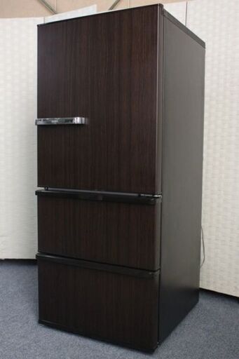 展示未使用品 アクア 3ドア冷凍冷蔵庫 自動製氷 AQR-SV27K(T)ダークウッドブラウン 2021年製 AQUA  家電 店頭引取歓迎 R4803)