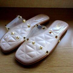 レア！！XIEDUJIALI ビーチサンダル オフホワイト 23.5cm 新品未使用品箱付きの画像