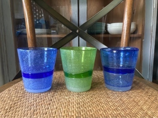 琉球ガラス　コップ