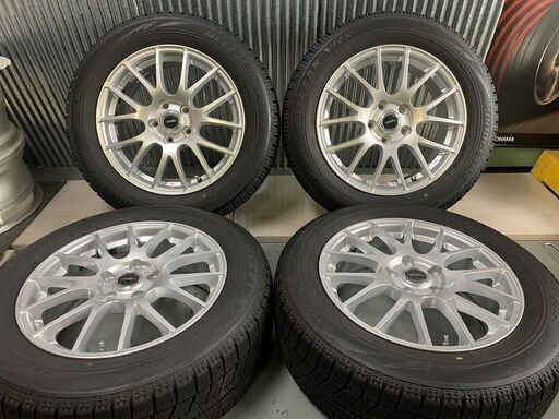 バリ山★ブリヂストン　ブリザックVRX　215/60R17　現行オデッセイ　エスティマ　エルグランド　CR-V　安心の調整済み