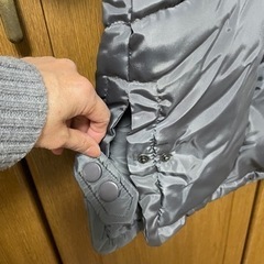 ✳︎値下げしました【新品】フェイクファー付き中綿ダウン風コート （大きめサイズ）の画像