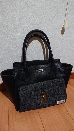 HK WORKS LONDON バッグ 黒色 美品