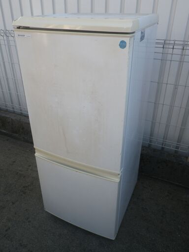 ■配達可■シャープ 2ドア 135L 冷蔵庫 SJ-KM14-FG 2008年製