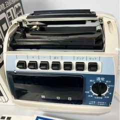 ニッポー電子タイムレコーダー　NTR-6800 タイムカード付き　NIPPOの画像