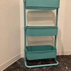 スチールラック・ターコイズカラー