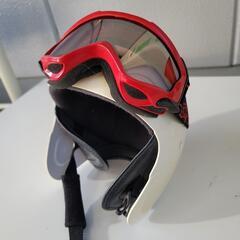 1215-128 【無料】スキーヘルメット、ゴーグルセット