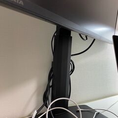 【使用１ヶ月ほぼ新品】 I-O DATA 27インチ モニタ　＆　モニタースタンド付きの画像