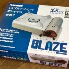 NICHINEN★卓上カセットコンロ★一回使用のみの画像