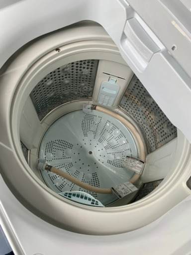 札幌市内配送無料 美品 2017年製 日立 8.0kg 全自動洗濯機 ビートウォッシュ BW-V80B