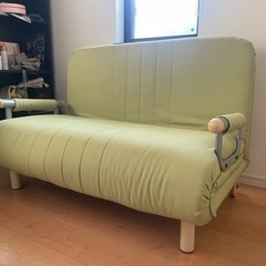 【無料】2人掛けセミダブルソファーベッド