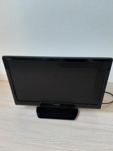 SHARP　液晶テレビ22インチ　テレビ線付き