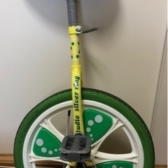 一輪車　スタンド付き　室内保管
