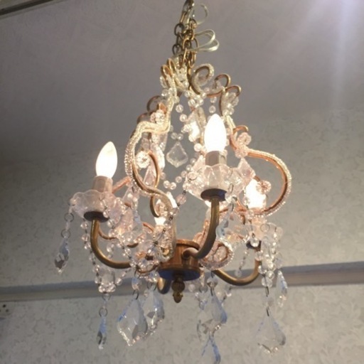 《1/21〜31のお渡し》お洒落な小さめシャンデリア