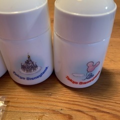 TDL レトロ　ディズニーランド限定　ミッキーミニープーさん　醤油差し＆ソルト＆ペッパーの画像